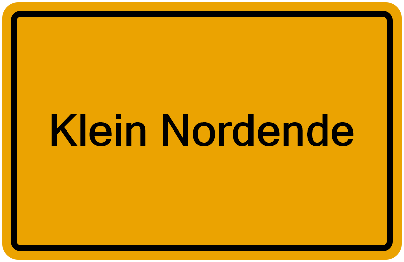 Handelsregisterauszug Klein Nordende